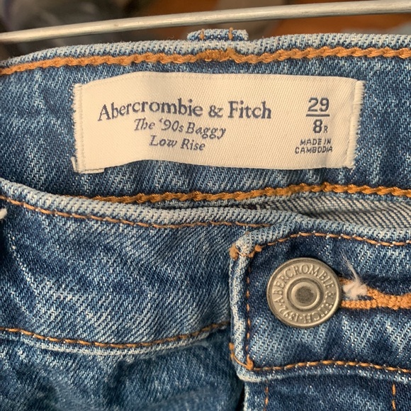 Abercrombie and Fitch the 90s baggy low rise 29/8R - Picture 2 of 8